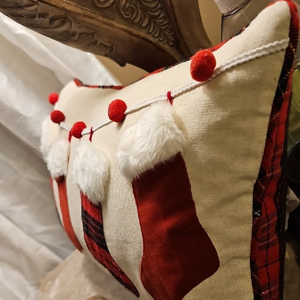 Festive Holiday Stocking Pillow 19